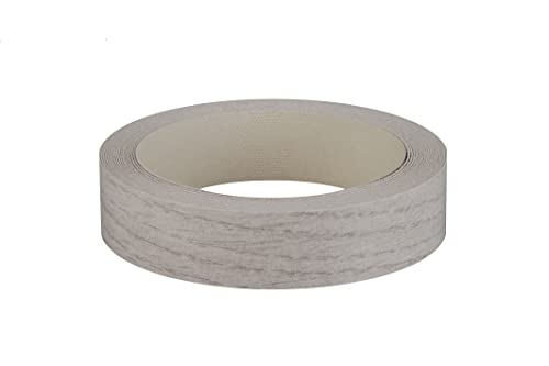 NORDLINGER PRO Bande de Chant Mélaminée Gris Chêne 23mm x 5000mm Durable - Chant de Table Mélaminé Pour Projets de Resta
