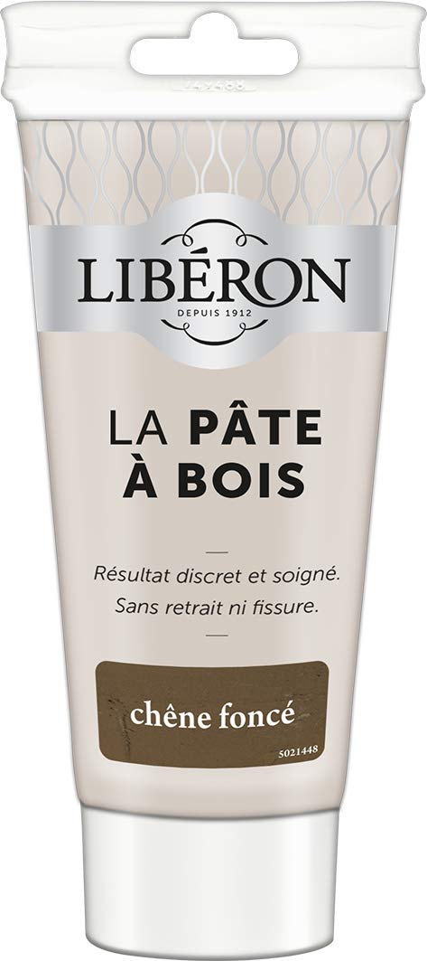 Libéron Pâte à bois - Réparation de bois, Chêne foncé, 150g